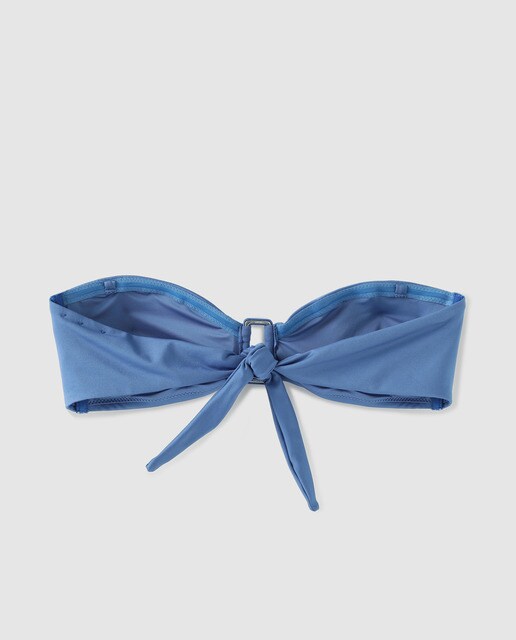 Top bandeau liso materiales reciclados