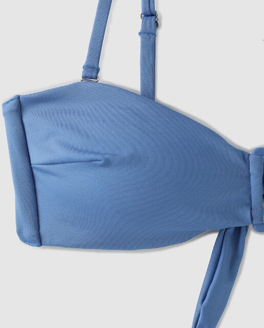 Top bandeau liso materiales reciclados
