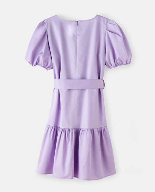 Vestido mini con volante