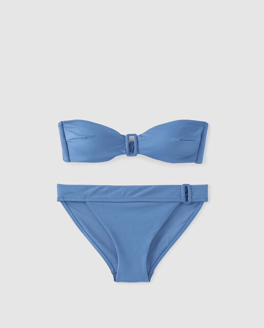 Top bandeau liso materiales reciclados