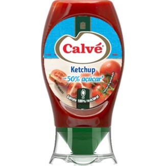 Calvé Ketchup -50% Açúcar embalagem 268 g