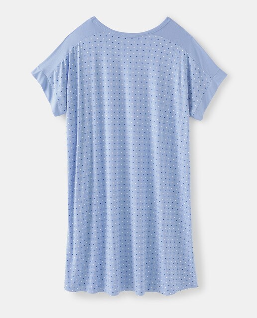 Camisón corto de tallas grandes corazones