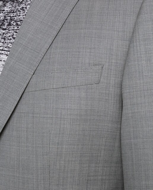 Traje de hombre slim microestampado gris