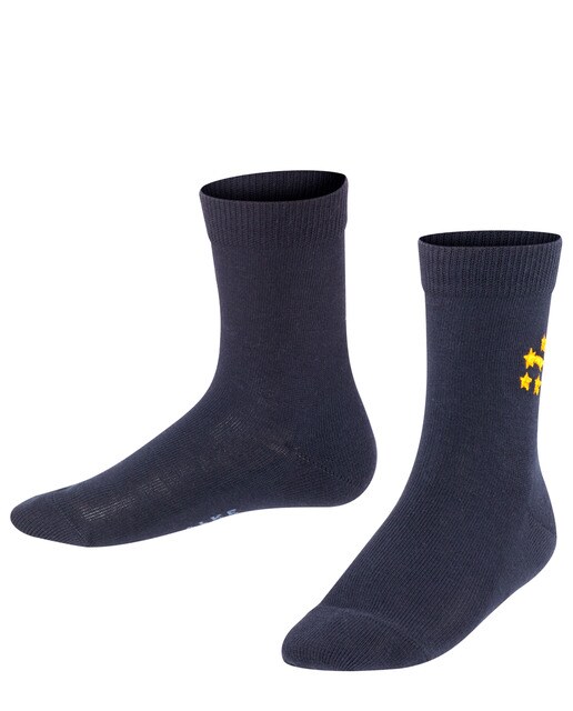 Meias infantis azuis com estrela