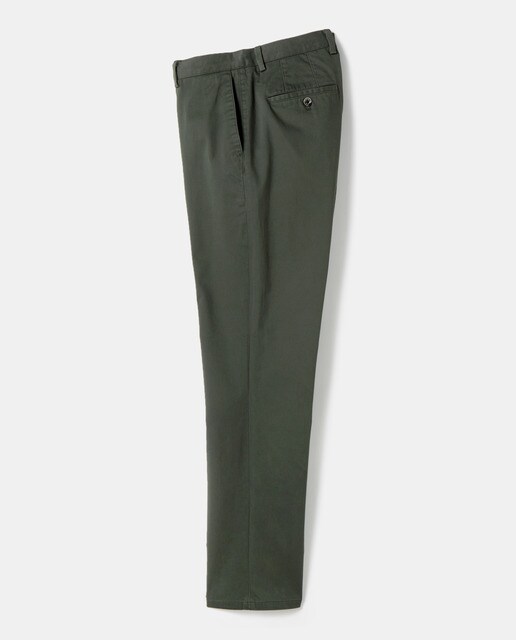 Calças chino de homem custom caqui