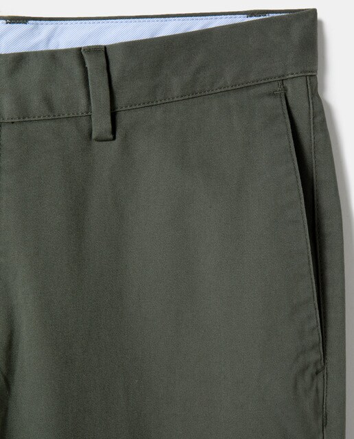 Calças chino de homem custom caqui