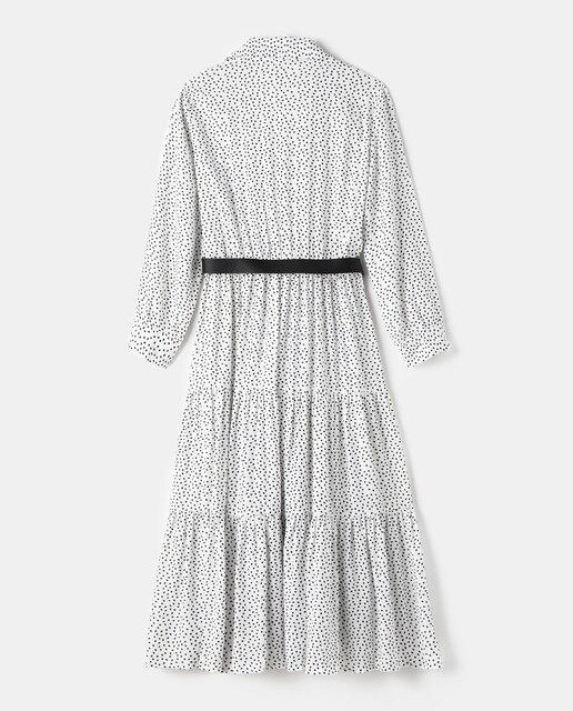 Vestido camiseiro com cinto