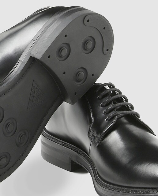 Zapatos de cordones de hombre Emidio Tucci en piel de color burdeos
