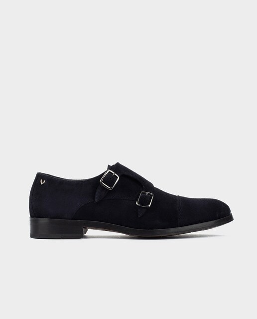 Zapatos de hombre Martinelli de ante en color azul