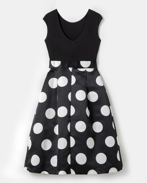 Vestido corto con efecto dos piezas