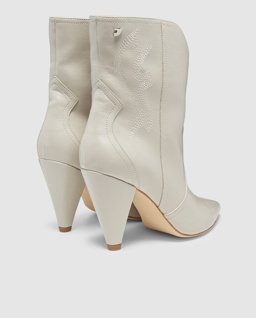 Botas de mujer Gioseppo de color blanco tipo cowboy