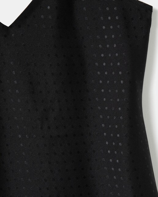 Top lencero estampado lunares