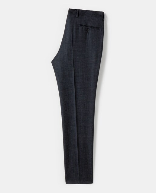 Traje de la colección Black de hombre slim jaspeado gris