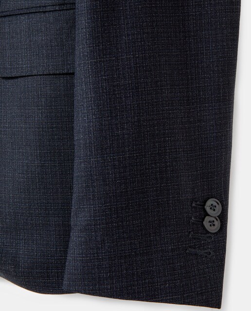 Traje de la colección Black de hombre slim jaspeado gris