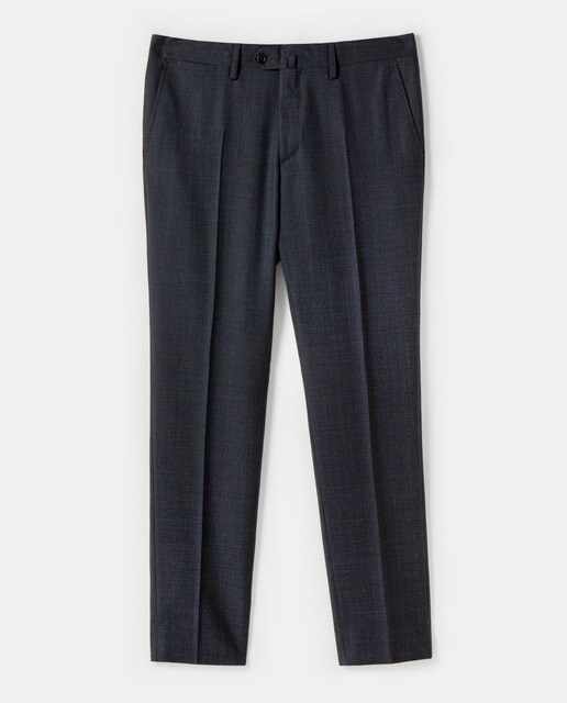 Traje de la colección Black de hombre slim jaspeado gris