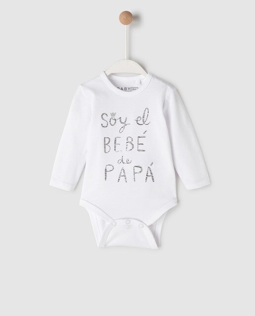Body de bebé niño ''Soy el bebé de papá''