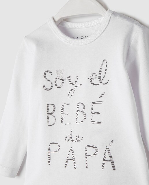 Body de bebé niño ''Soy el bebé de papá''