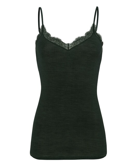 Camiseta Woolen Lace con tirantes ajustables