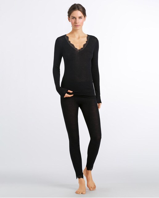 Camiseta Woolen Lace con manga larga
