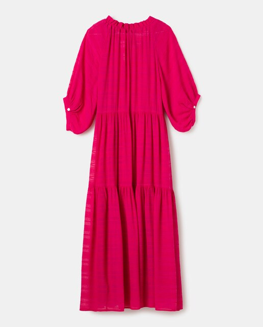 Vestido midi con manga francesa