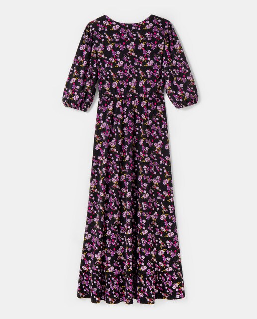 Vestido cruzado con volante