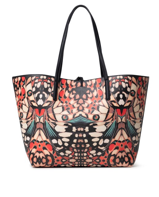 Bolso shopper Desigual Chrysalis Sicilia con print multicolor