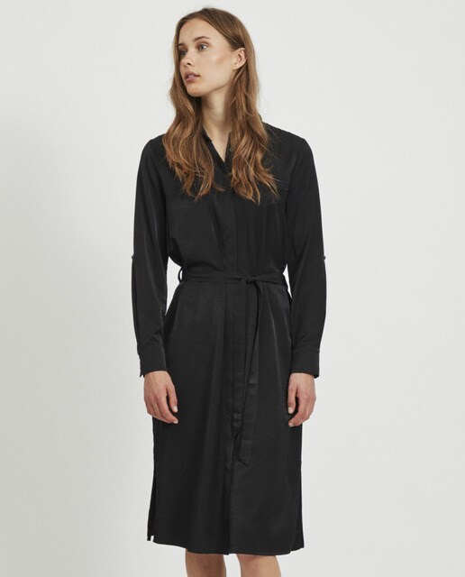 Vestido camiseiro midi