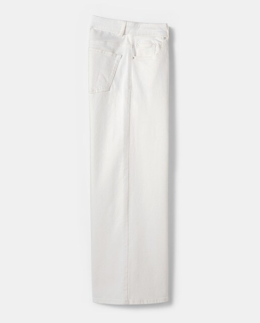 Pantalón ancho crop de mujer