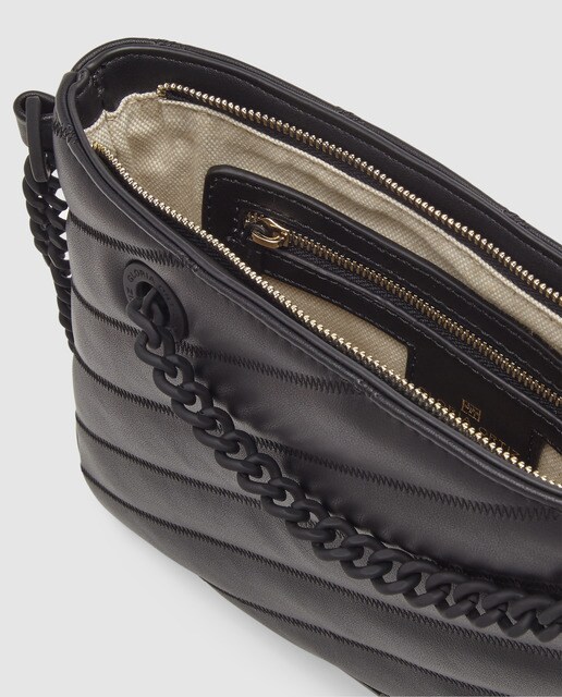 Pouch acolchado Gloria Ortiz Polly acolchado en negro