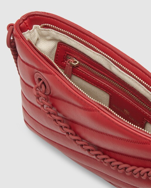 Pouch acolchado Gloria Ortiz Polly acolchado en rojo