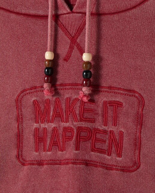 Sweatshirt vermelha ''Make it happen''