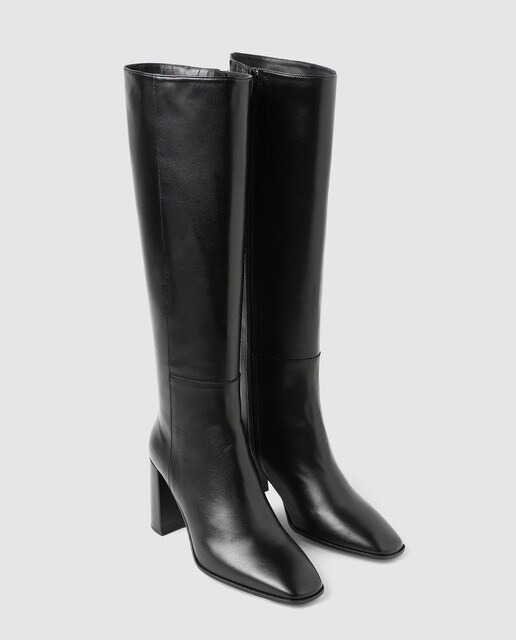 Botas de mujer Gloria Ortiz de piel en color negro