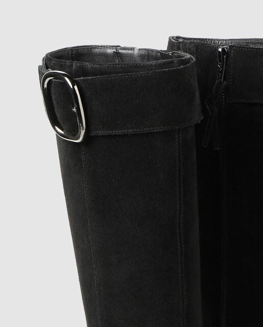 Botas de mujer Gloria Ortiz de piel en color negro