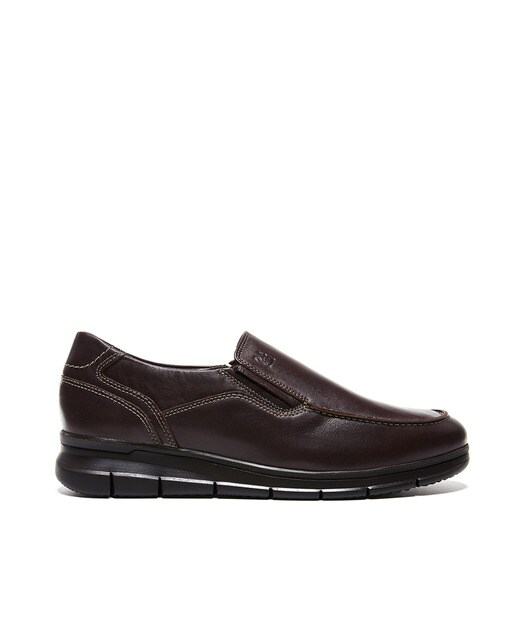 Bluchers em pele castanhos