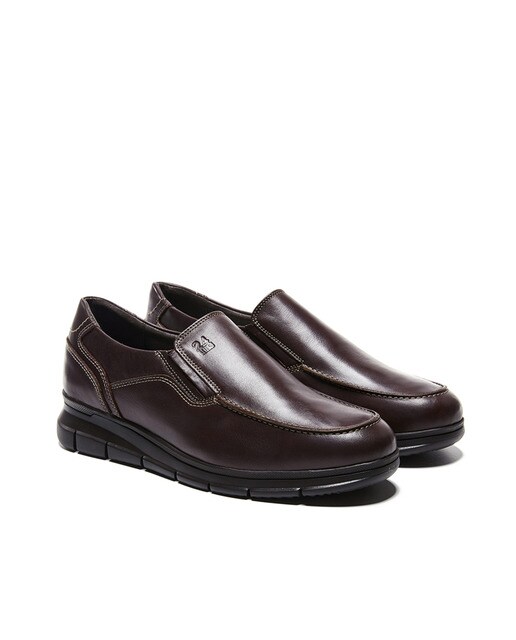 Bluchers em pele castanhos