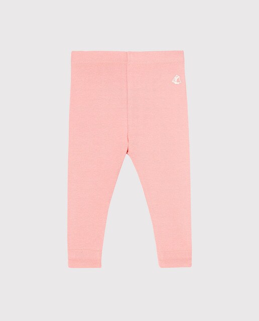Leggings de malha 1 x 1 lisas de bebé.