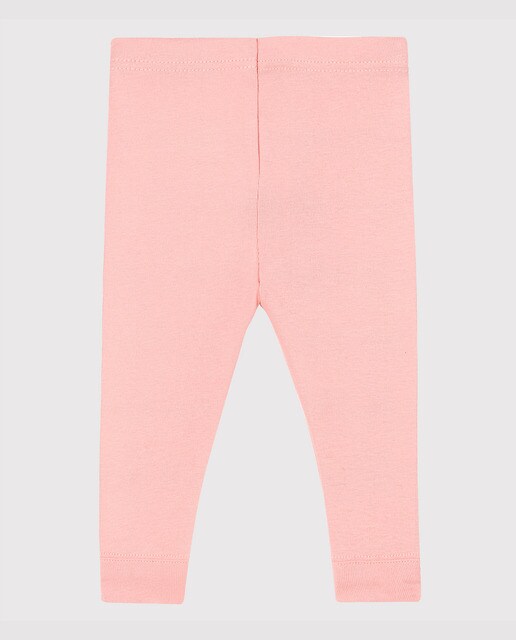 Leggings de malha 1 x 1 lisas de bebé.
