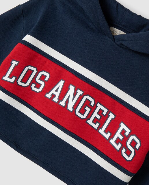 Sweatshirt azul-marinho ''Los Ángeles''