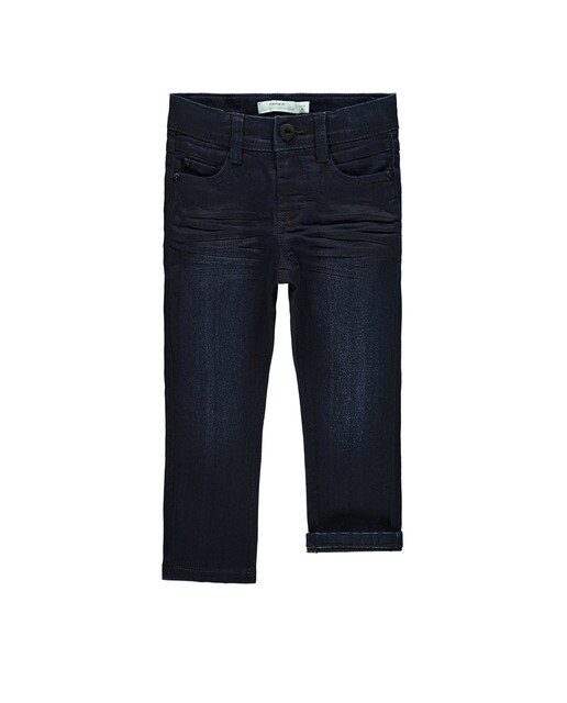 Pantalón vaquero de niño color azul marino