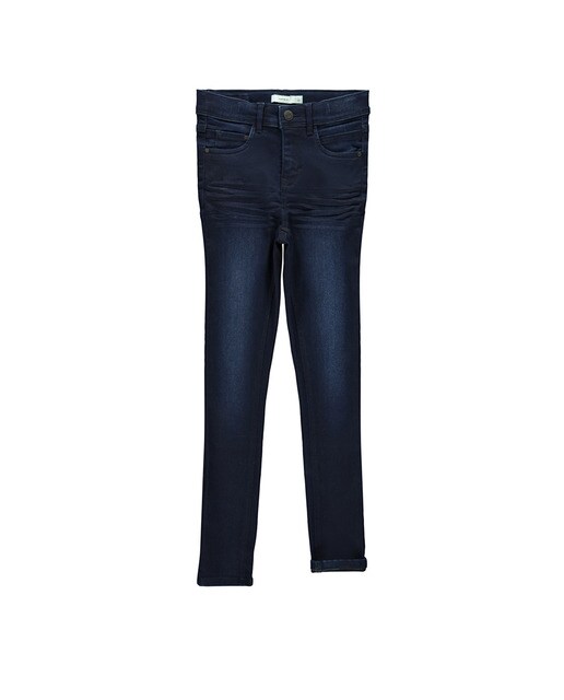 Pantalón vaquero de niña color azul marino