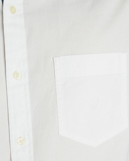 Camisa de hombre Nautica classic lisa blanca