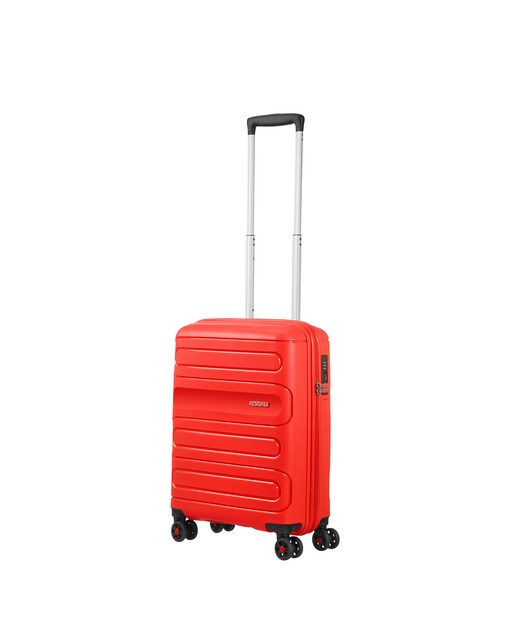 Trolley de cabine SUNSIDE rígido vermelho, com capacidade para 35 L