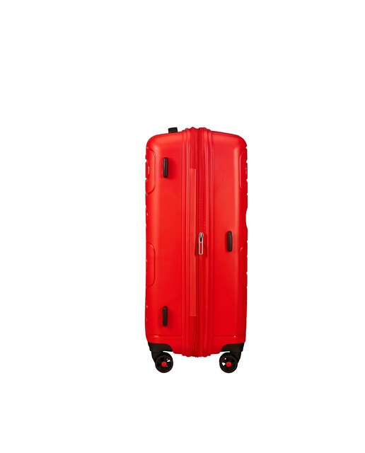 Trolley médio expansível SUNSIDE rígido vermelho, com capacidade até 83,5 L