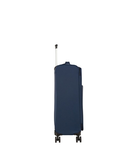 Trolley médio LITERAY flexível azul-marinho, com capacidade para 75 L