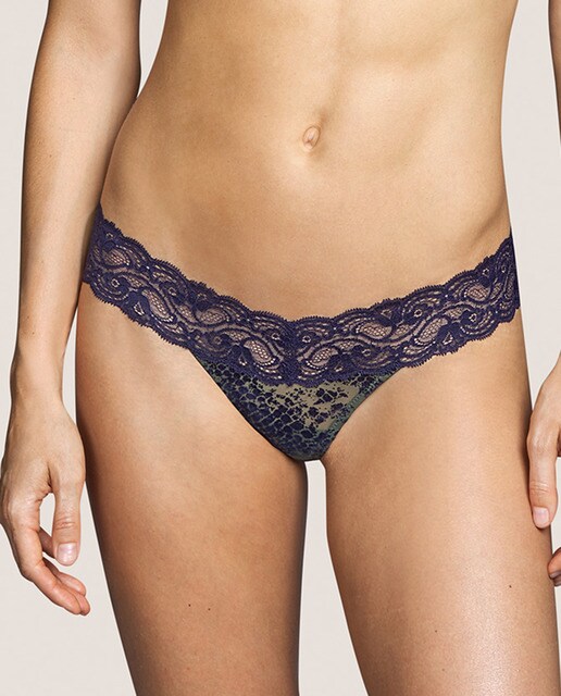 Tanga Mamba com animal print