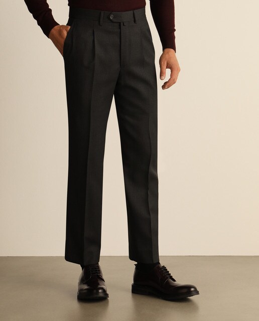 Pantalón de vestir de hombre Dustin classic gris