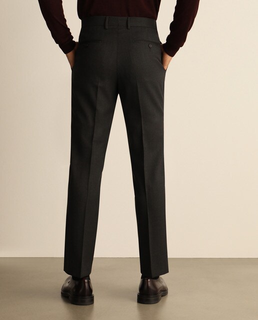 Pantalón de vestir de hombre Dustin classic gris