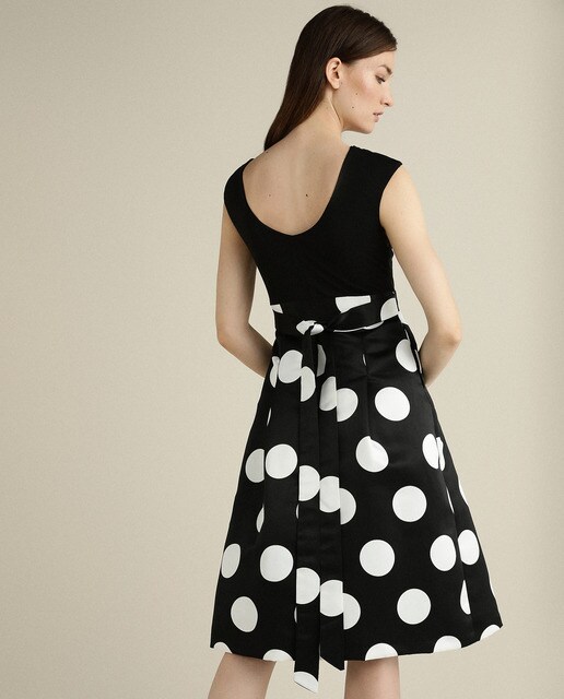 Vestido corto con efecto dos piezas