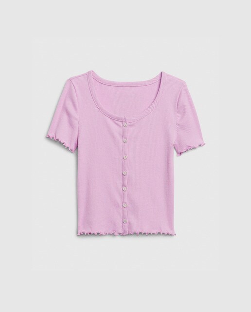 T-shirt de menina em rosa