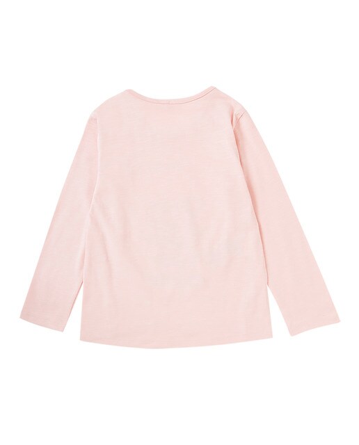 T-shirt de malha flamé ORGANIC cor de cobre